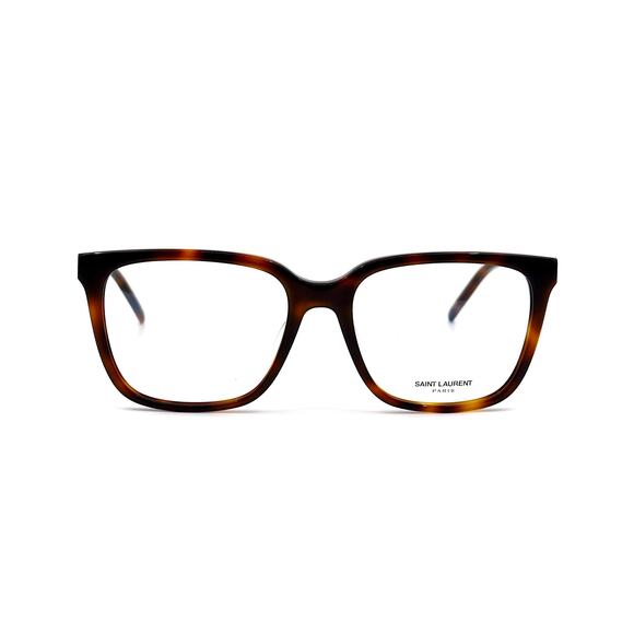 SAINT LAURENT SL M102 003 HAVANA EYEGLASSES FRAME - Picture 2 of 10